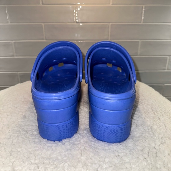 Blue Platform Clogs - Picture 5 of 8